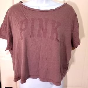 ❤3 for $20❤ Victoria Secret Pink Over sized Crop Top Medium